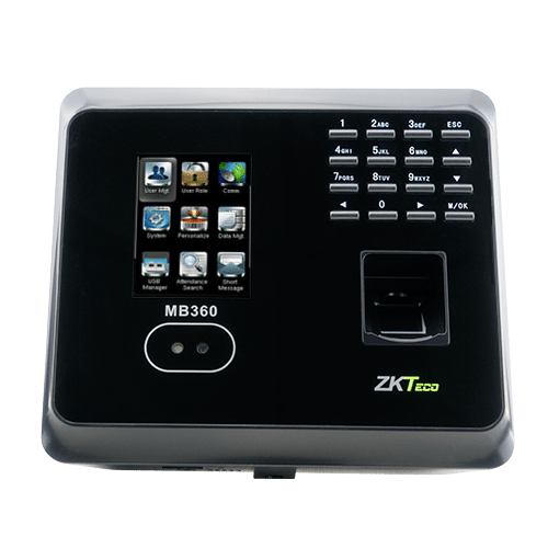 Máy Chấm Công ZKTeco MB360 –Kiểm Soát Cửa Face ID, Công Nghệ AI Hiện Đại