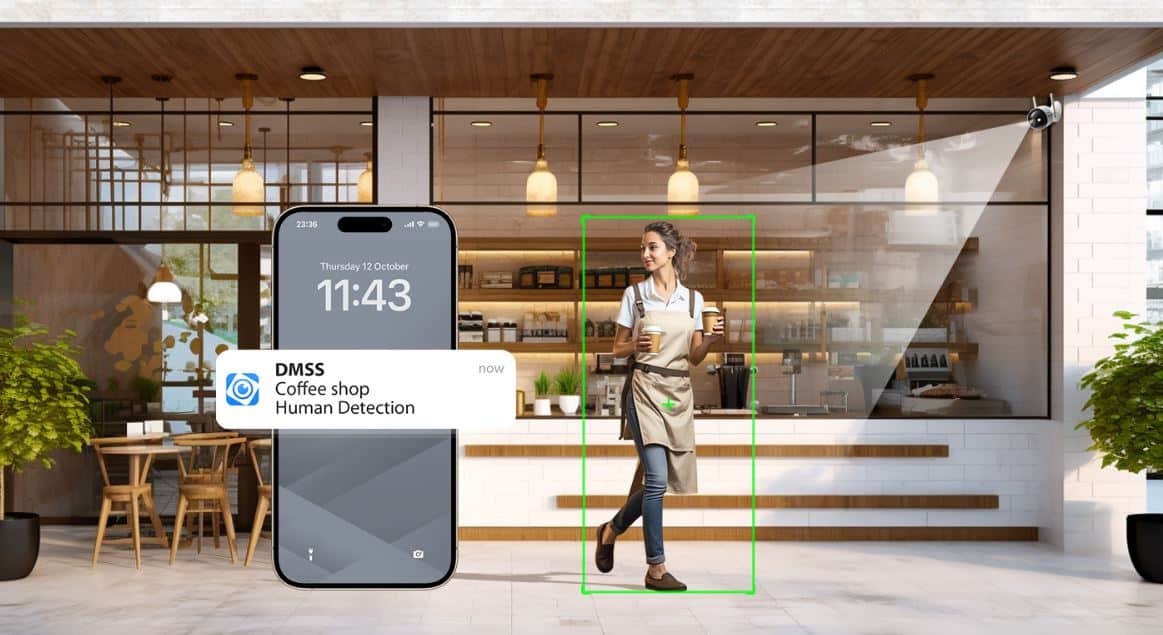 Camera IP Wifi Dahua 2K DH-F4C-PV Ánh sáng kép thông minh