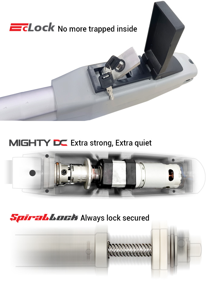 Thiết bị cổng tự động MAG-WG205 (Cánh tay đòn,2 Motor)