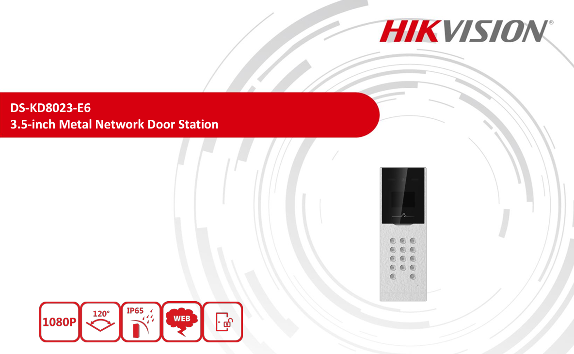 Chuông Cửa Thông Minh Hikvision DS-KD8023-E6
