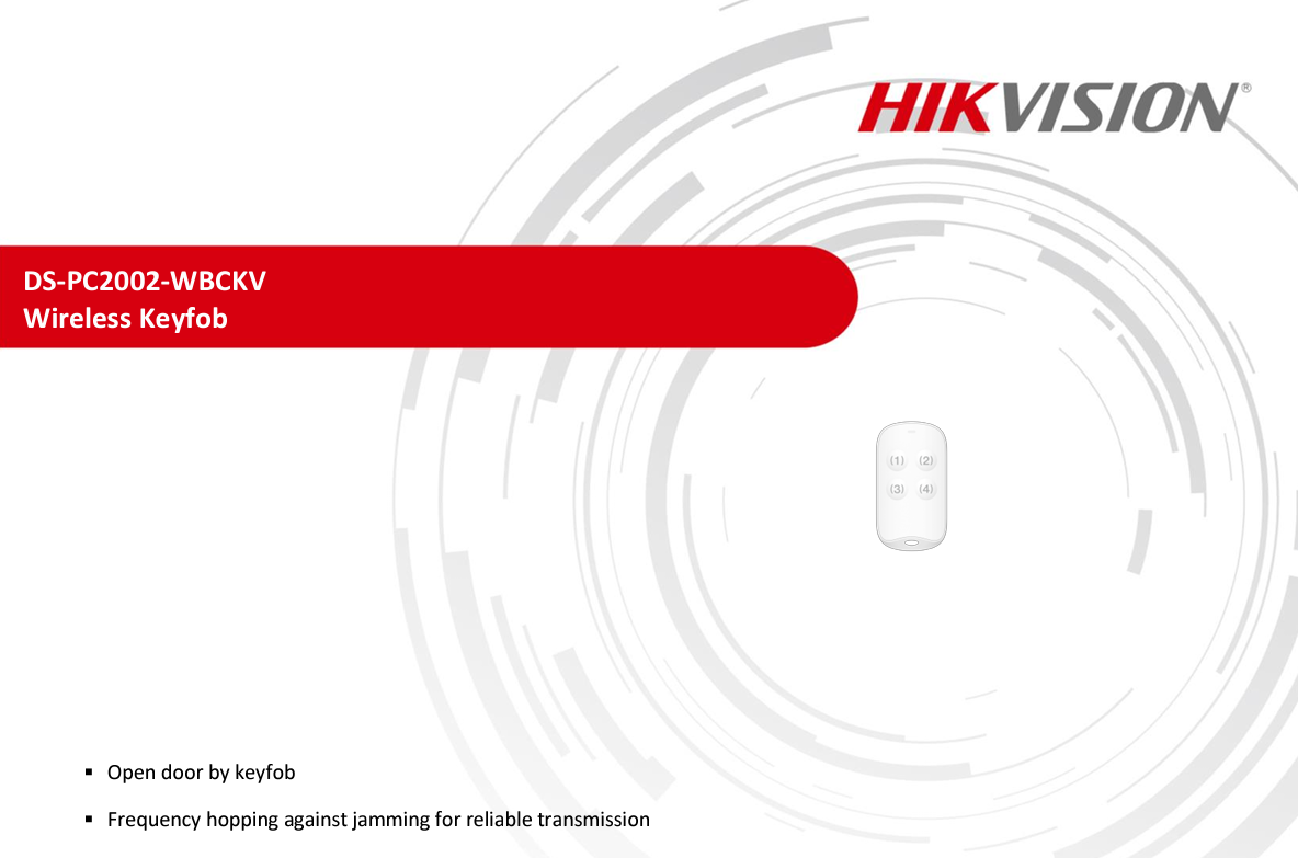 DS-PC2002-WBCKV là thiết bị điều khiển từ xa, cho phép mở cửa từ xa một cách tiện lợi và an toàn, tương thích với các thiết bị kiểm soát truy cập Hikvision DS-K1T670 series.