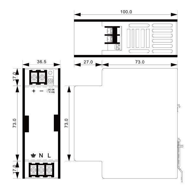 Thiết kế chắc chắn nhỏ gọn phù hợp nhiều loại không gian