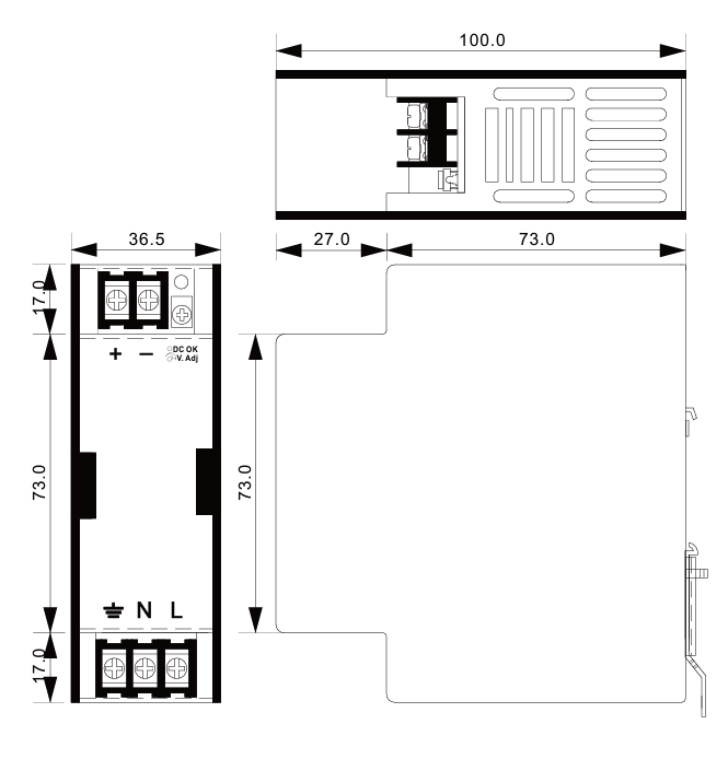 Kiểu dáng công nghiệp, nhỏ gọn và chắc chắn