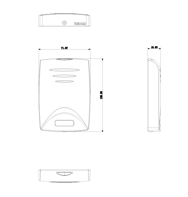 Thiết kế nhỏ gọn, dễ dàng lắp đặt.