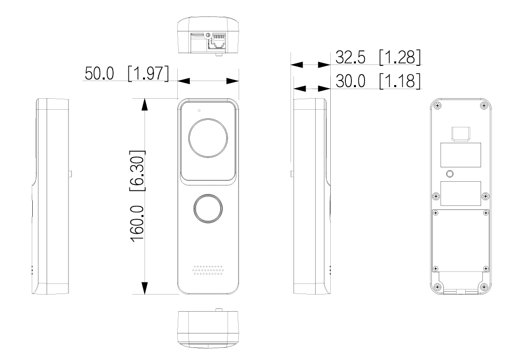 Nút Ấn Chuông Cửa Dahua DHI-VTO2311R-WP
