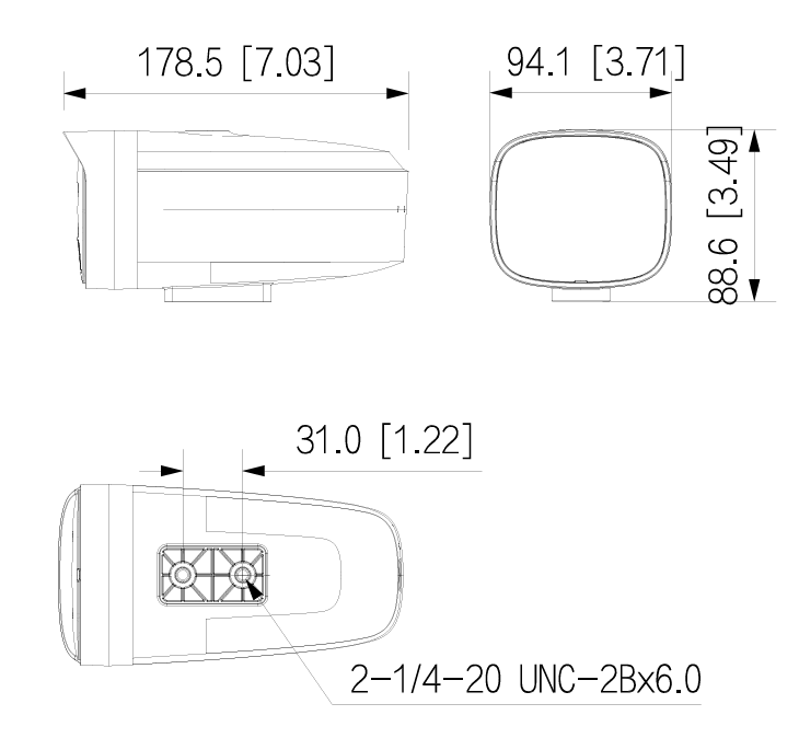 Thiết kế dạng bullet nhỏ gọn, thẩm mỹ