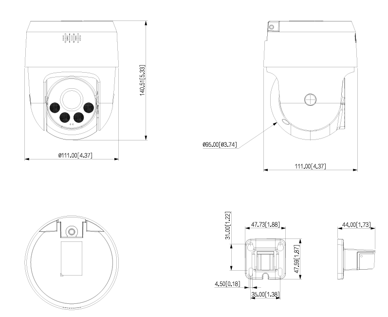 Camera SpeedDome IP Dahua DH-SD2A200HB-GN-A-PV-S2 