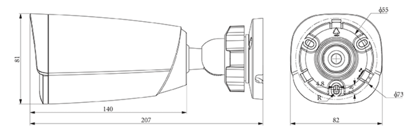 Thiết kế dạng Bullet chắc chắn hiện đại