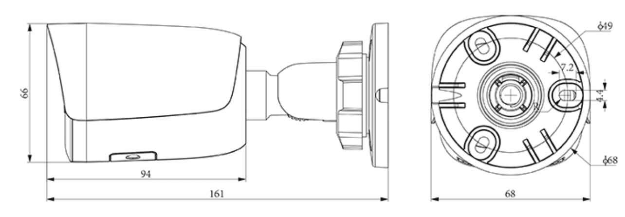 Thiết kế dạng Bullet chắc chắn hiện đại