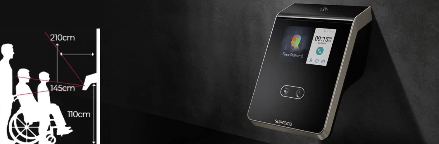 Thiết Bị Kiểm Soát Chấm Công Suprema FaceStation 2 FS2-AWB – Độ Bảo Mật Cao, Xác Thực Đa Năng