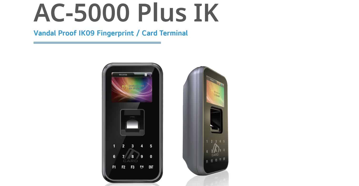 Máy Chấm Công Virdi AC5000Plus IK - Kiểm Soát Cửa Vân Tay