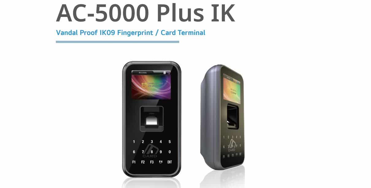 Máy Chấm Công Virdi AC5000Plus IK RF(PoE) - Kiểm Soát Cửa Vân Tay