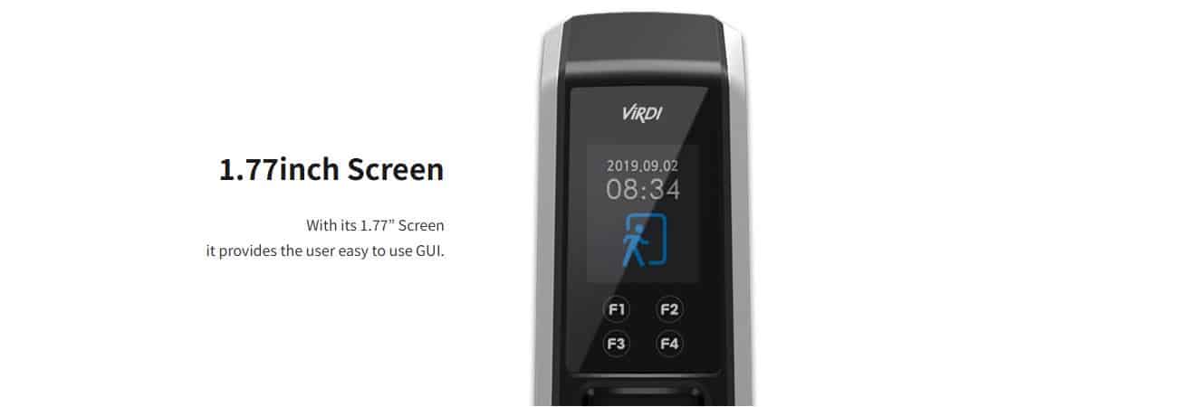 Máy Chấm Công Virdi AC2100plus - Kiểm Soát Cửa Vân Tay