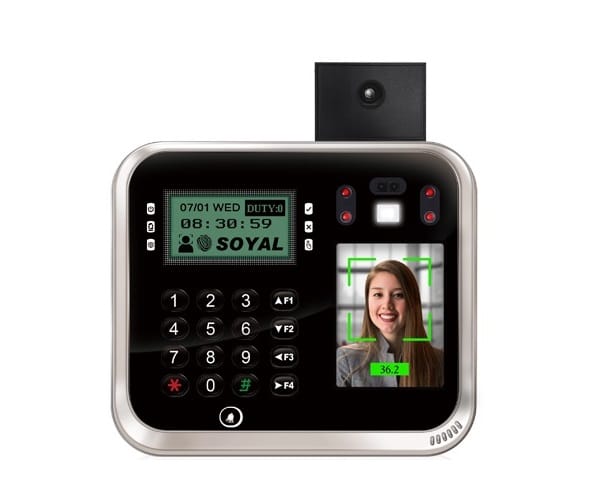 Thiết Bị Chấm Công Kiểm Soát Cửa AR-837-EA-T – Nhận Diện Khuôn Mặt & Đo Nhiệt Độ Chính Xác