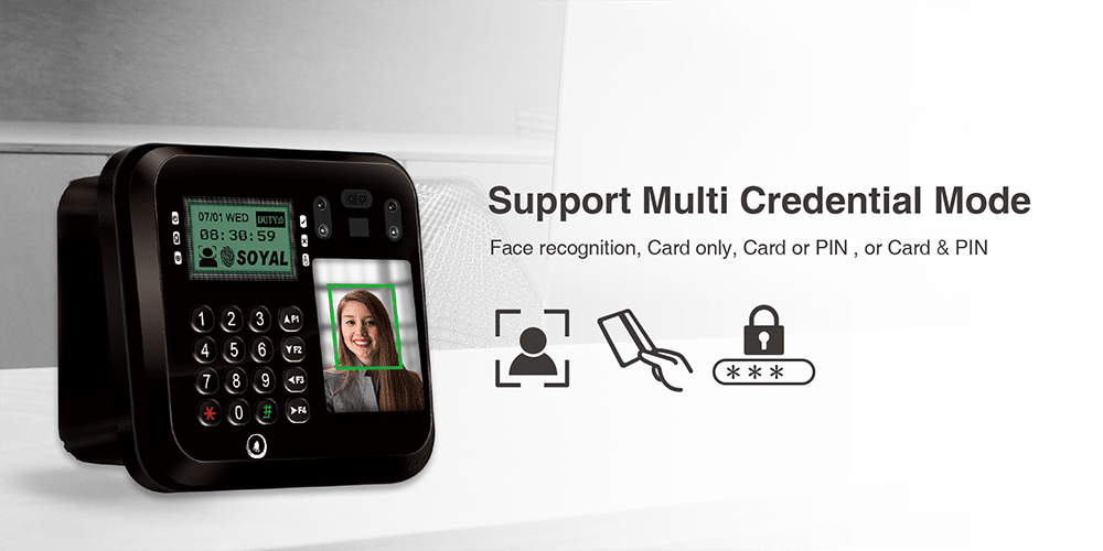 Thiết Bị Kiểm Soát Chấm Công Khuôn Mặt Soyal AR-837-EA – Công Nghệ FaceID