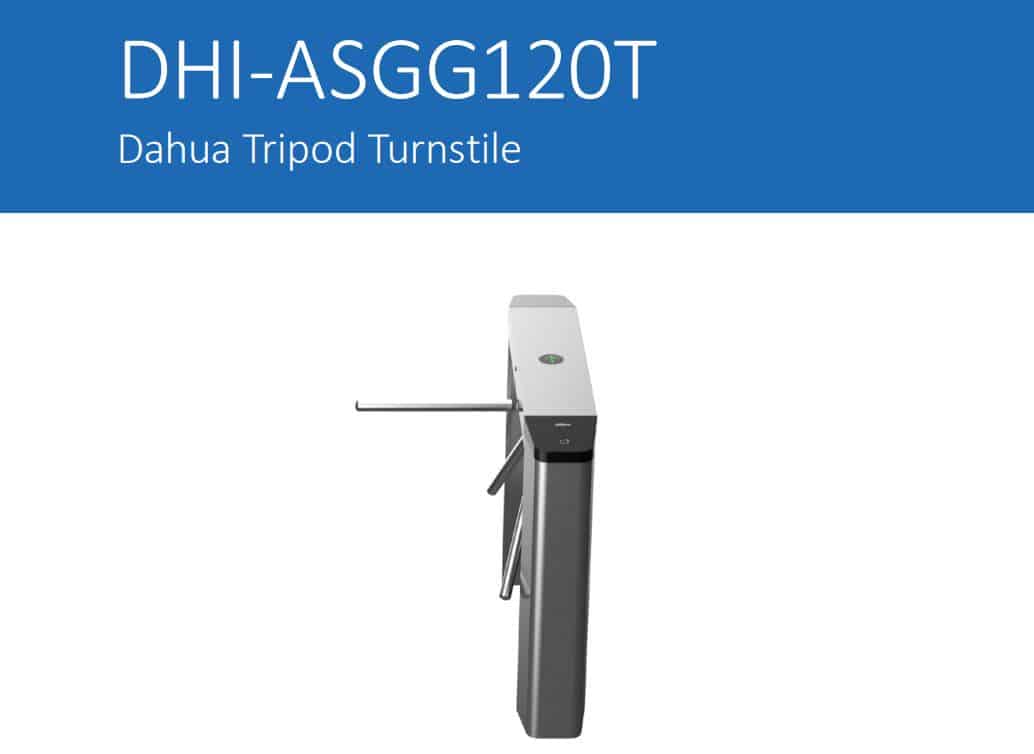 Cổng Tripod Dahua ASGG1XXT - Cổng Xoay 3 Càng, Kiểm Soát Chặt Chẽ Người Ra Vào