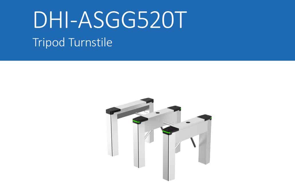 Cổng Tripod Dahua ASGG5XXT - Cổng Xoay 3 Càng, Kiểm Soát Ra Vào Chuyên Nghiệp