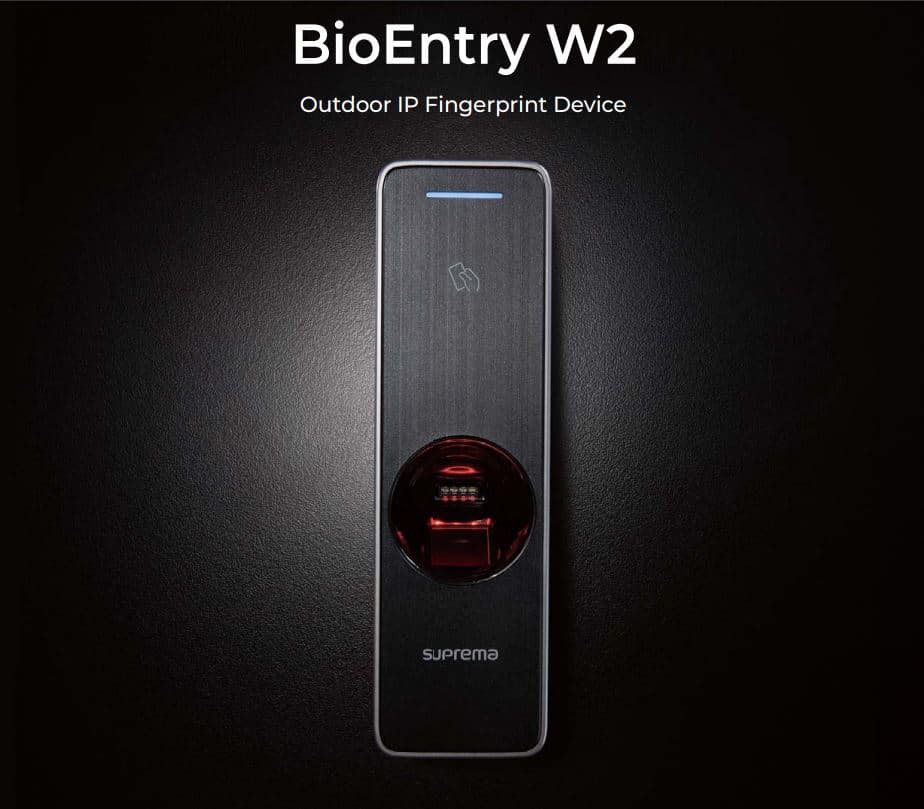 Thiết Bị Kiểm Soát Chấm Công BioEntry W2 BEW2-OAP – Vân Tay Chống Giả, Xác Thực Chính Xác