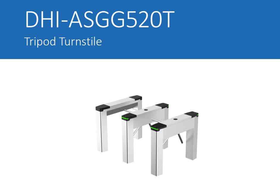 Cổng Tripod Dahua DHI-ASGG520T - Cổng Xoay 3 Càng, Kiểm Soát An Ninh Hiệu Quả