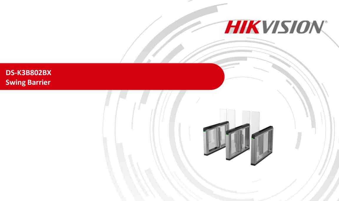 Cổng Sliding Gate Hikvision DS-K3B802BX - Cổng An Ninh Phân Làn, Cổng Kiểm Soát Ra Vào Thông Minh