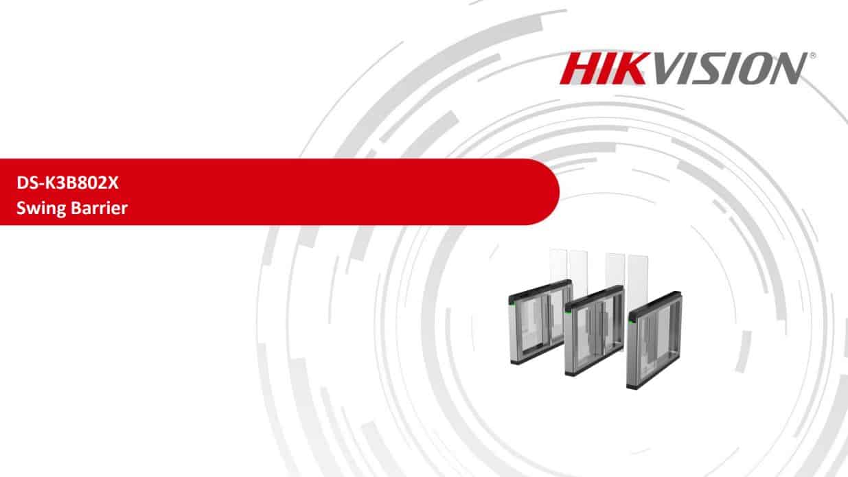 Cổng Sliding Gate Hikvision DS-K3B802X - Cổng An Ninh Phân Làn Tự Động, Bảo Mật Cao