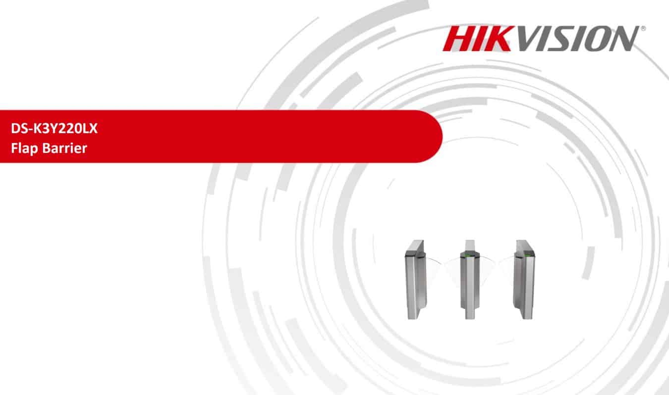 Cổng Flap Barrier Hikvision DS-K3Y220LX - Cổng An Ninh Phân Làn, Kiểm Soát Ra Vào Cổng