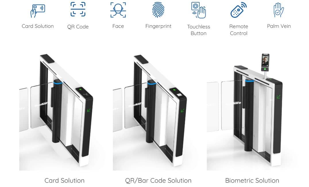 Cổng Speed Gates Daosafe DS-Q70 - Cổng An Ninh Phân Làn, Công Nghệ Kiểm Soát Ra Vào Tối Ưu