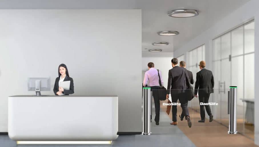Cổng Speed Gates Daosafe DS8000 - Cổng An Ninh Phân Làn, Kiểm Soát Ra Vào Cửa Đơn