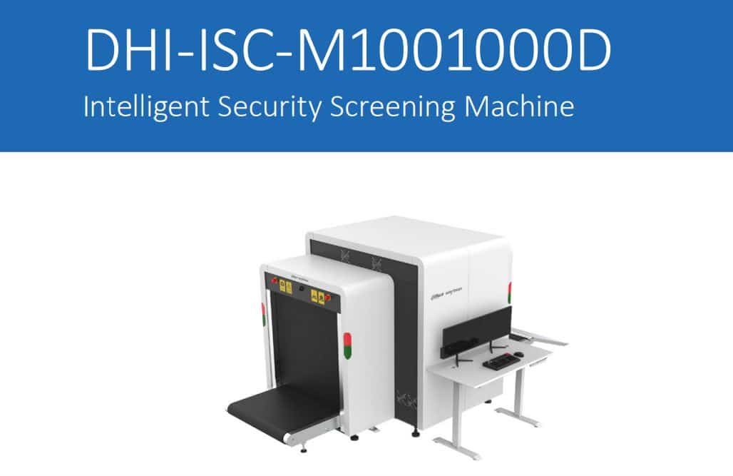 Máy Soi Hành Lý X-Ray Dahua ISC-M100100D - Đảm Bảo Kiểm Tra Hành Lý Chính Xác