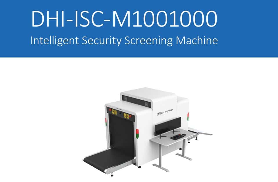 Máy Soi Hành Lý X-Ray Dahua DHI-ISC-M100100 - Máy Soi Hành Lý X-Ray Công Nghệ Cao