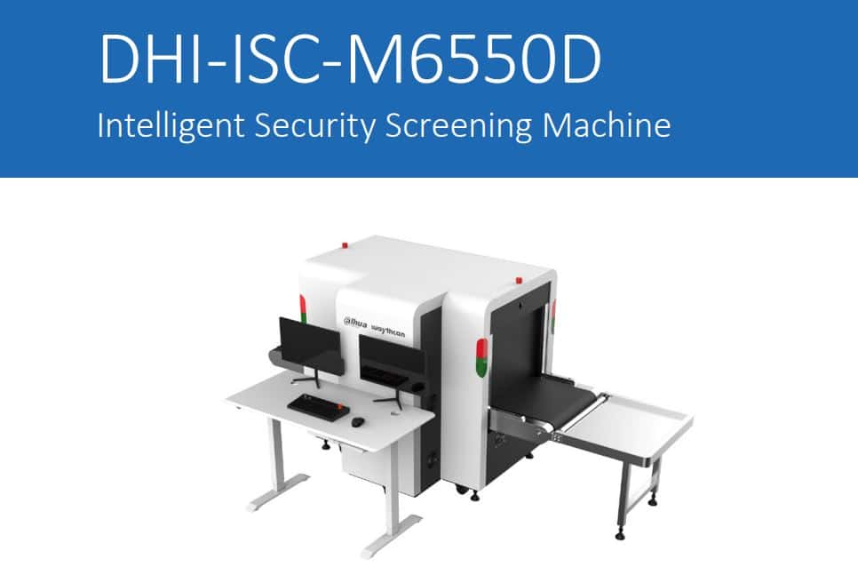 Máy Soi Hành Lý X-Ray Dahua ISC-M6550D - Kiểm Tra Hành Lý An Toàn