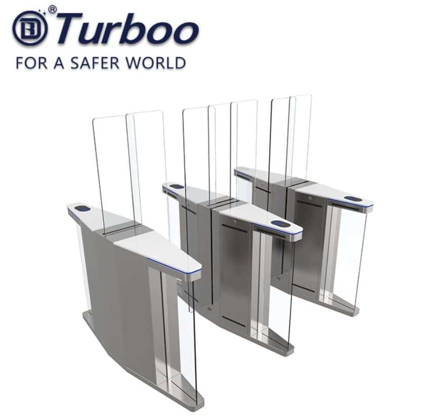 Cổng Sliding Gate Turboo R623 - Cổng An Ninh Phân Làn, Có Đèn Led Hiển Thị