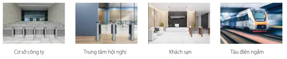 Cổng Swing Barrier ZKTeco Saturn S1200 - Cổng Phân Làn An Ninh, Kiểm Soát Ra Vào Nhanh Chóng