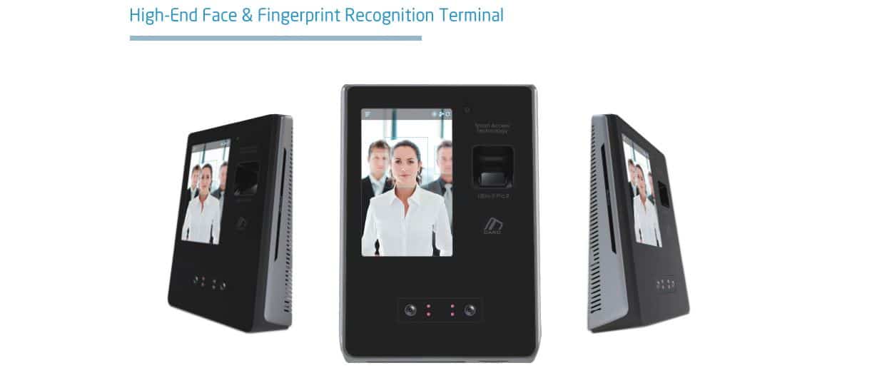 Máy Chấm Công Virdi UBIO-X PRO2 + TS - Kiểm Soát Cửa Khuôn Mặt