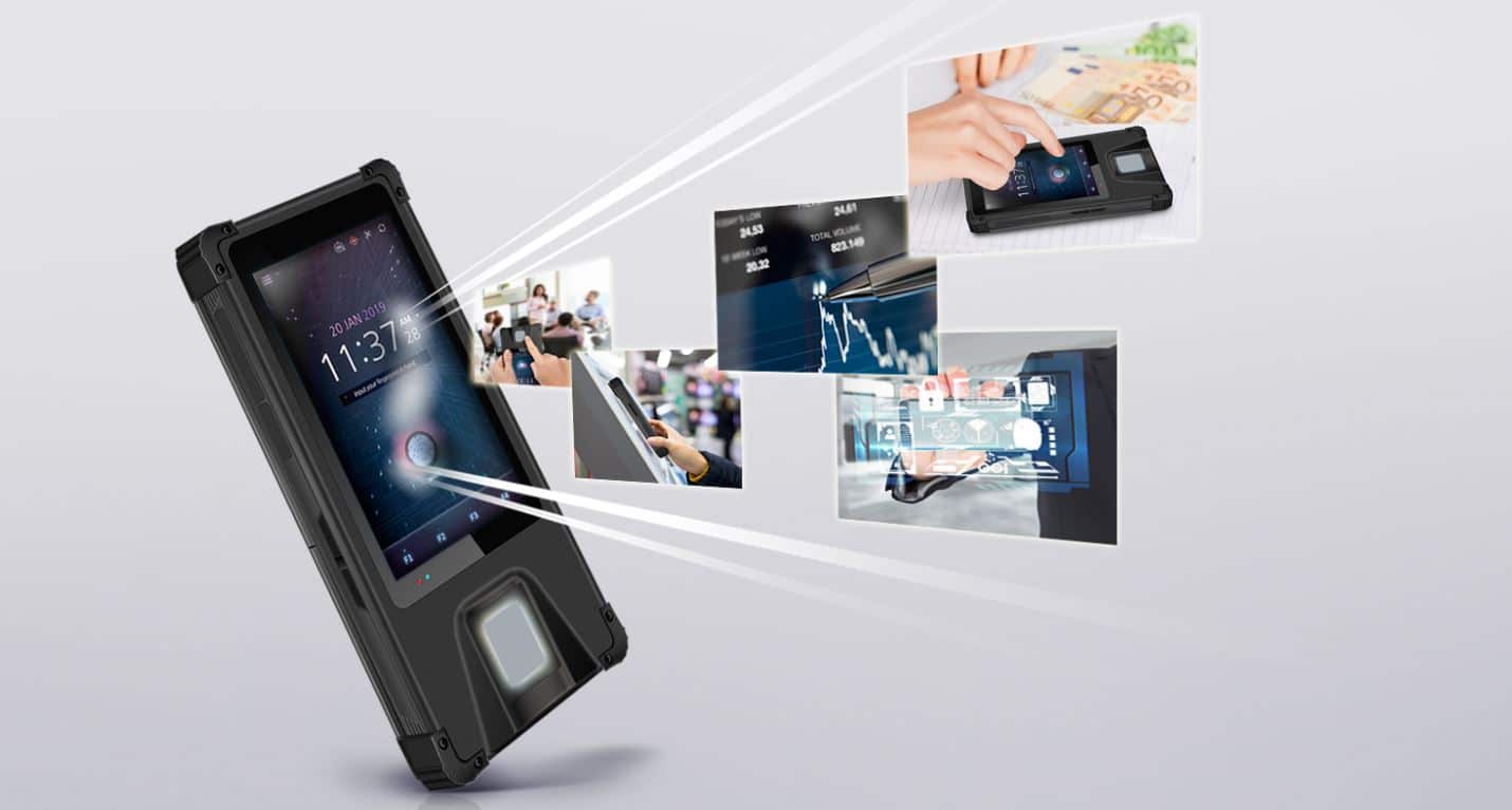 Máy Chấm Công Virdi UBio Tablet 5 - Kiểm Soát Cửa Khuôn Mặt Di Động