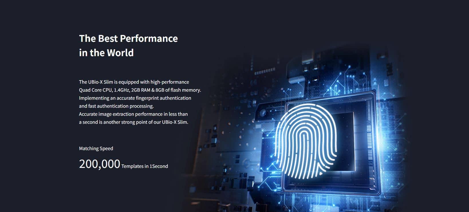 Máy Chấm Công Virdi UBio - X Slim - Kiểm Soát Cửa Khuôn Mặt