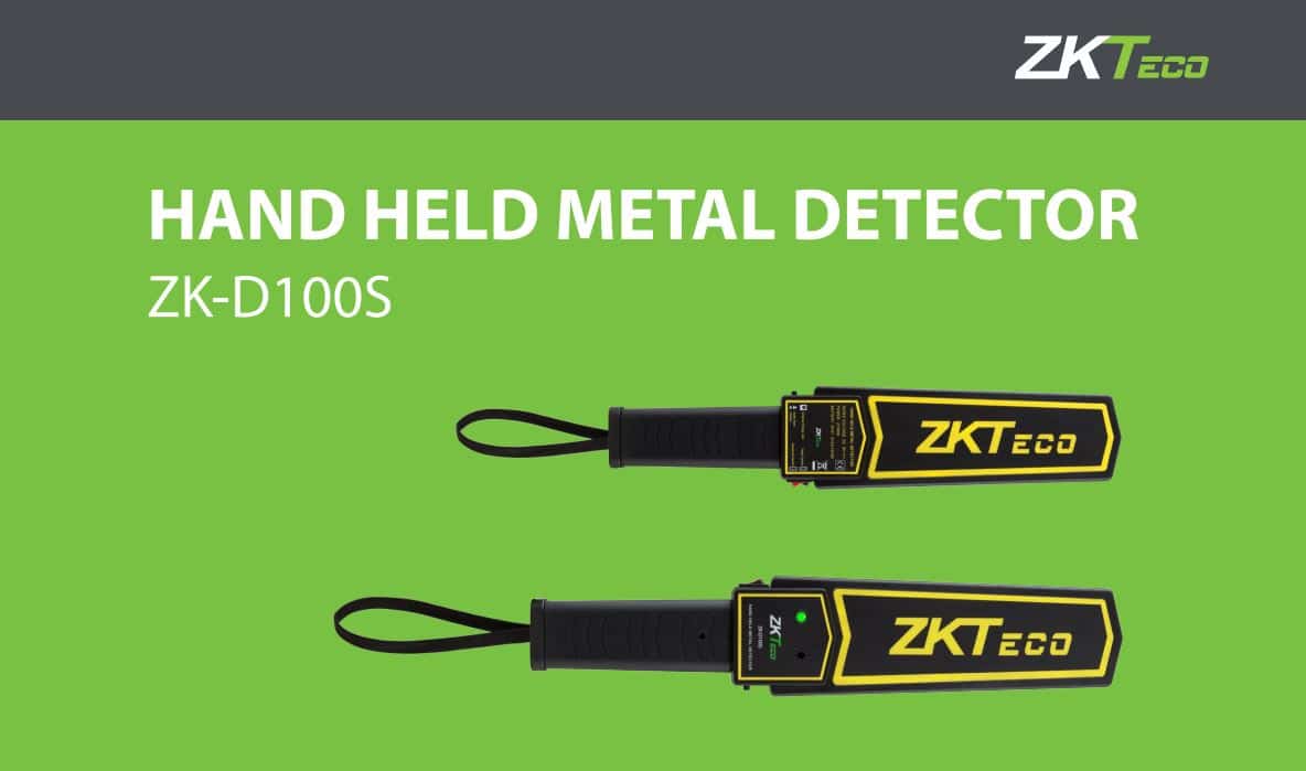Máy Dò Kim Loại ZKTeco ZK-D100S - Máy Dò Kim Loại Cầm Tay Chính Xác, Tiện Dụng