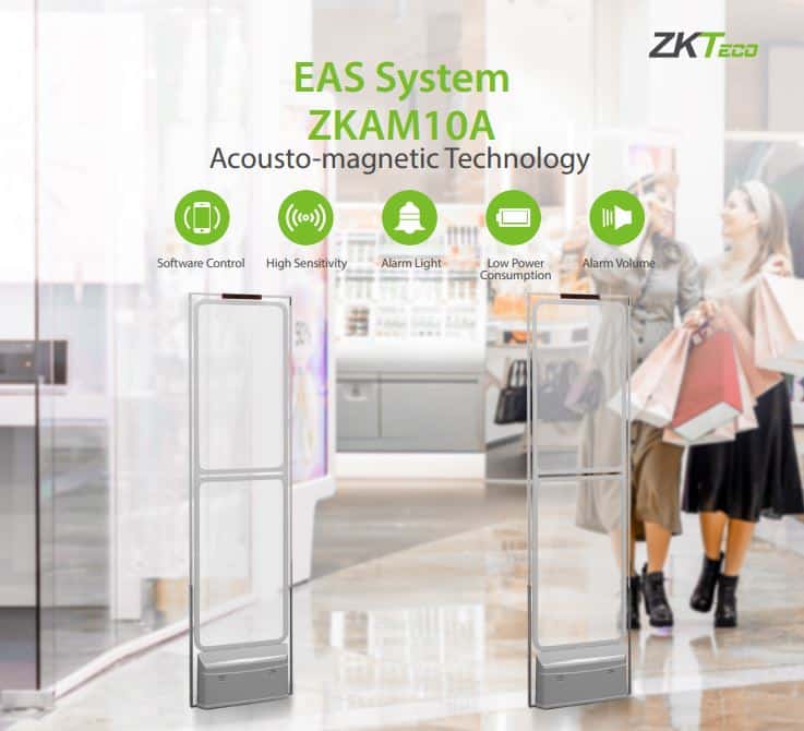 Cổng Từ An Ninh ZKTeco ZKAM10A- Cổng Kiểm Soát An Ninh Độ Nhạy Cao