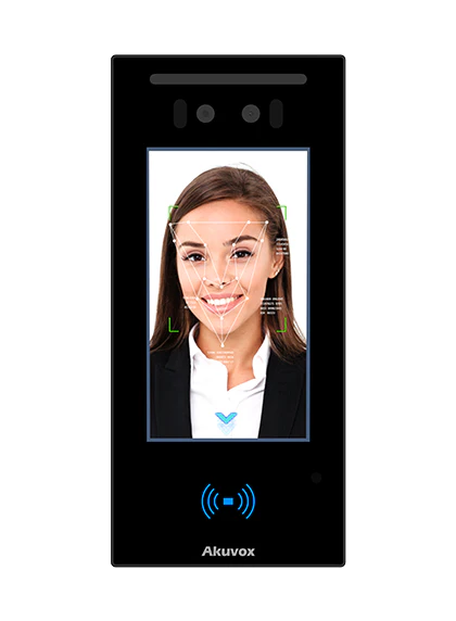 Thiết Bị Kiểm Soát Cửa Nhận Diện Khuôn mặt Akuvox A05C – Công Nghệ Face ID, Tích Hợp Đo Nhiệt Độ