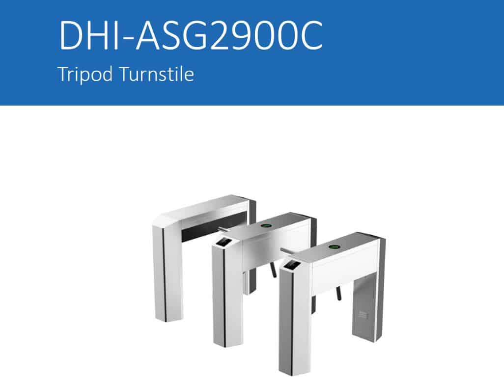 Cổng Tripod Dahua DHI-ASG2900C - Cổng Xoay 3 Càng, Tối Ưu Kiểm Soát Ra Vào