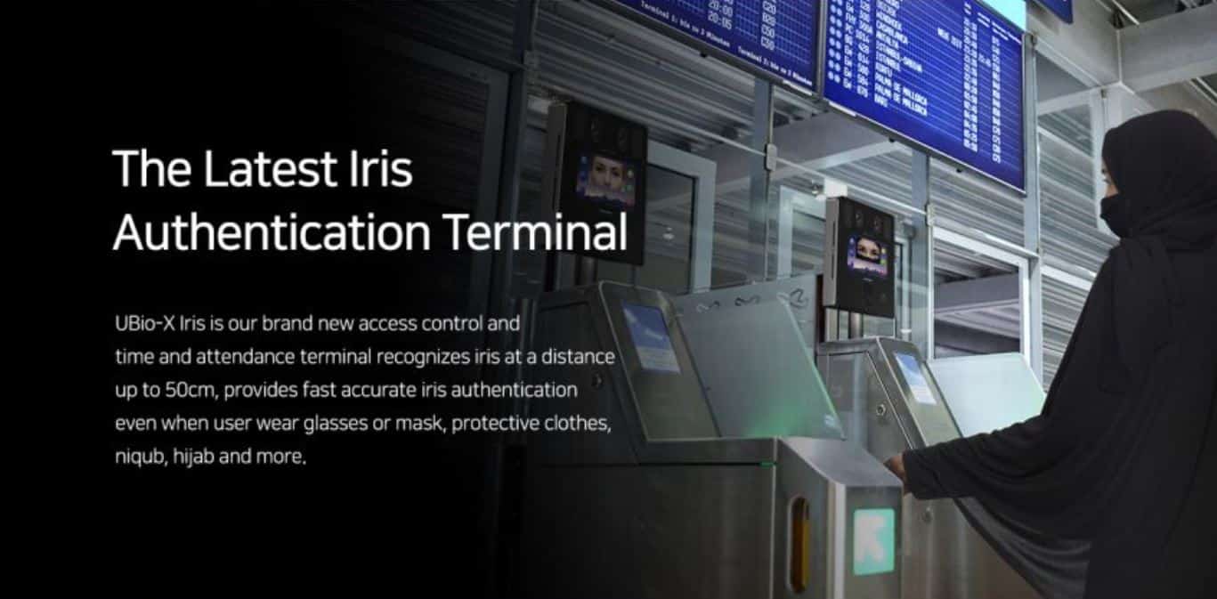 Máy Chấm Công Kiểm Soát Cửa Mống Mắt Virdi UBio-X Iris – Tích Hợp Vân Tay, Chống Giả Mạo Tuyệt Đối