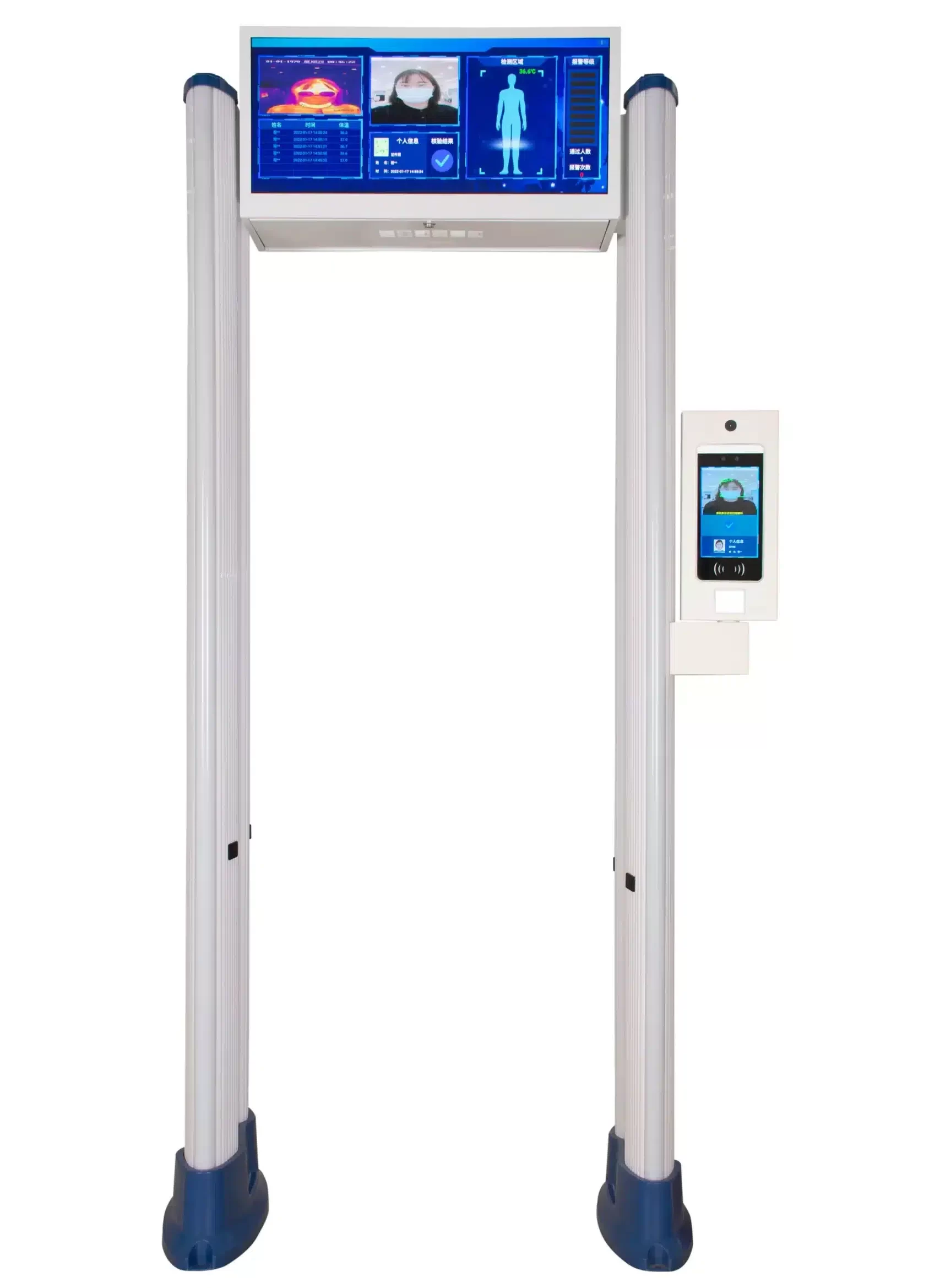 Cổng Dò Kim Loại Safeway AT-300W - Tích Hợp ĐoThân Nhiệt, Kiểm Soát Ra Vào