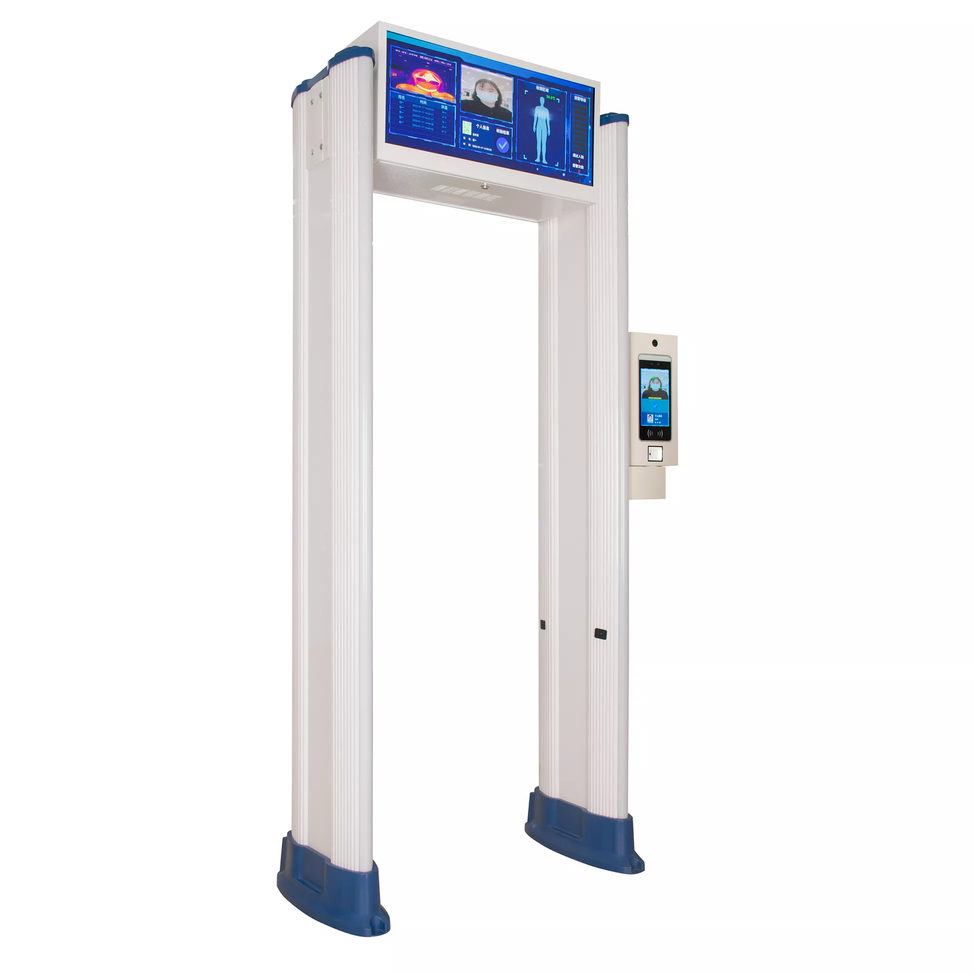 Cổng Dò Kim Loại Safeway AT-300W – Tích Hợp ĐoThân Nhiệt, Kiểm Soát Ra Vào