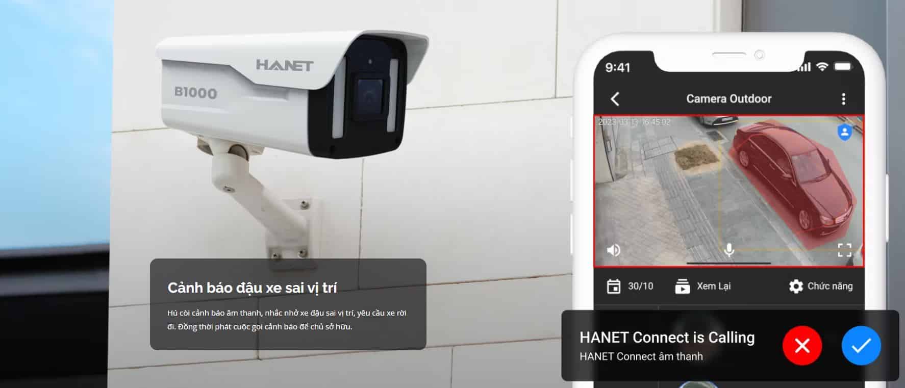 Camera Hanet B1000 - Camera AI Chấm Công, Camera Ngoài Trời, Camera Nhận Diện Khuôn Mặt