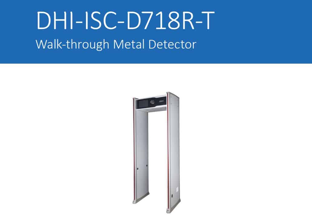 Cổng Dò Kim Loại Dahua D718R-T - Bảo Vệ An Toàn Từ Cổng Ra Vào