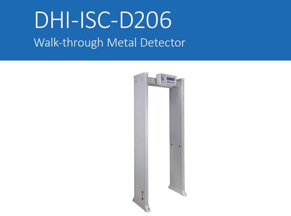 Cổng Dò Kim Loại Dahua DHI-ISC-D206 - Cổng Dò Kim Loại Tin Cậy, Hiệu Suất Ổn Định