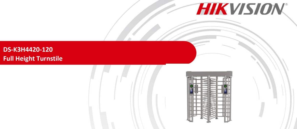 Cổng Lồng Xoay Hikvision DS-K3H4420-120 - Cổng Full Height, Tối Ưu Kiểm Soát Ra Vào