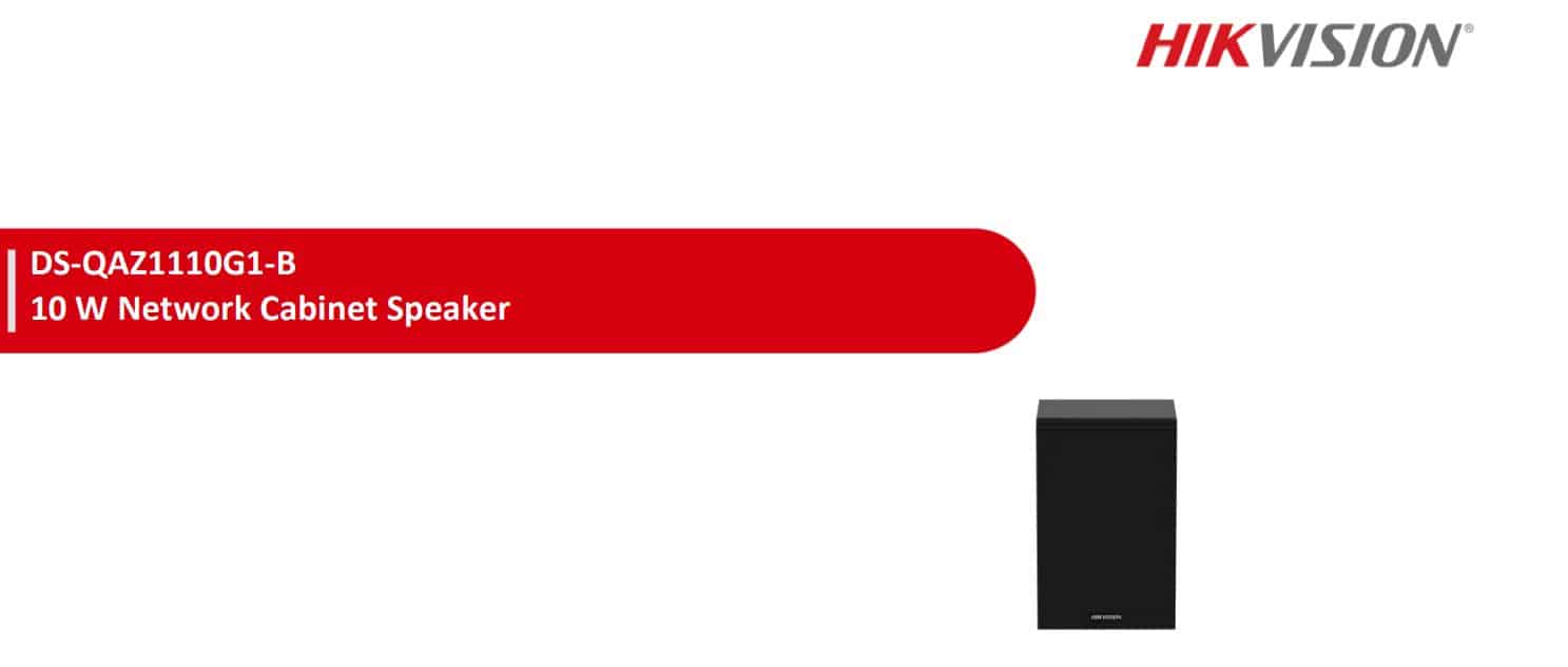 Loa IP Hikvision DS-QAZ1110G1-B - Loa IP Dạng Hộp Gỗ, Loa Thông Báo, Công Suất 10W