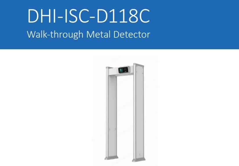 Cổng Dò Kim Loại Dahua ISC-D118C - Kiểm Soát Ra Vào Hiệu Quả Cao