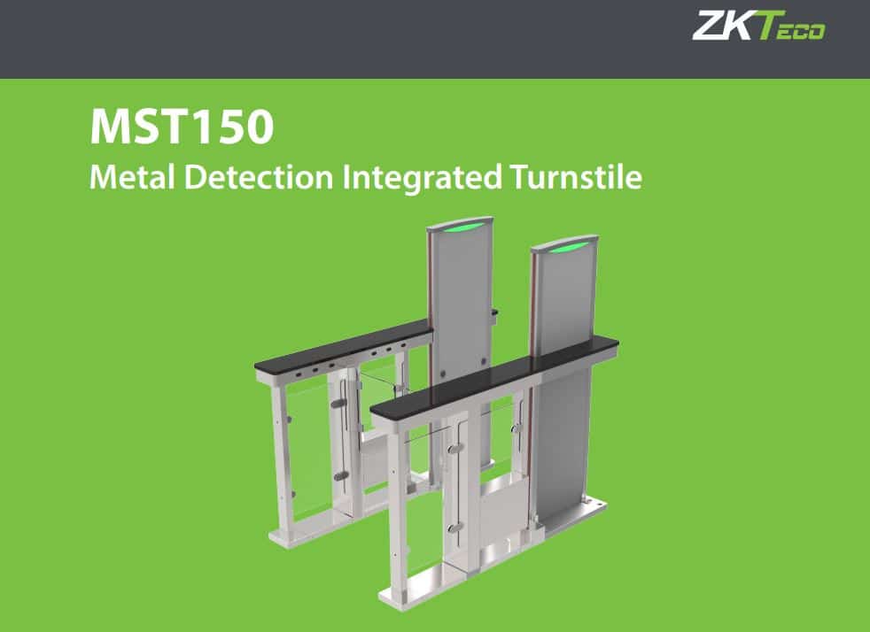 Cổng Dò Kim Loại ZKTeco MST150 - Công Nghệ Phát Hiện Kim Loại Chính Xác, 15 Vùng Phát Hiện